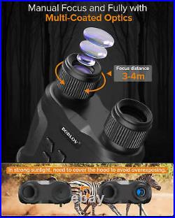 BOBLOV 1080P 32GB Digital Night Vision Binoculars Goggles Camera Day Night Use