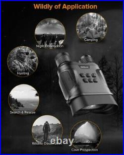 BOBLOV 4X Zoom Digital 32GB Infrared Binocular Record Videos Hunting Binocular