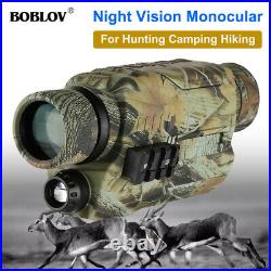 BOBLOV 5x32 16GB Night Vision Monocular Digital Infrared Night Hunting Scope