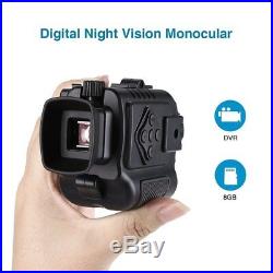 BOBLOV 5x Infrared Digital Night Vision Monocular 8GB Scope Photo Video Record
