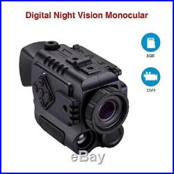 BOBLOV 5x Infrared Digital Night Vision Monocular 8GB Scope Photo Video Record
