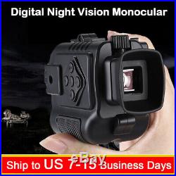 BOBLOV 8GB DVR Night Vision Monocular 5X Digital Zoom Infrared 200Yards Visible