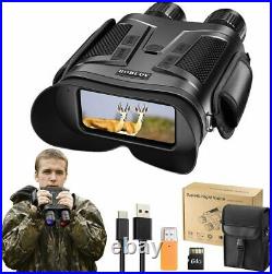 BOBLOV 8X Night Vison Binoculars 400-800M Night Vision Googles 64GB Card 1080P
