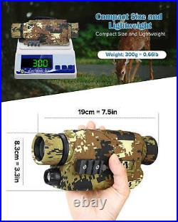 BOBLOV Digital Night Vision 16GB Monocular 5x32 Scope 150Yard IR illuminator