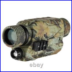 BOBLOV Infrared Night Vision Monoculars 5X32 150Y Range 16GB Hunting Monocular