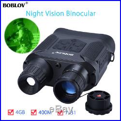 BOBLOV Night Vision 7x31 Zoom Binocular Scope Telescope 4GB For Hunting Outdoor
