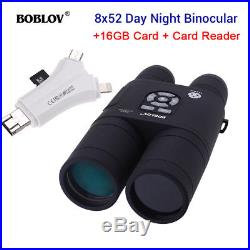 BOBLOV Night Vision Binocular Telescope +16GB + SD & Micro SD Memory Card Reader