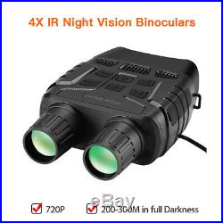 BOBLOV Night Vision Binoculars 300 Yards Digital Binoculars Infrared Photos 960P