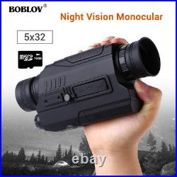 BOBLOV PJ2 16GB Digital DVR Night Vision Infrared Monocular 5x8 Optics Scope sn