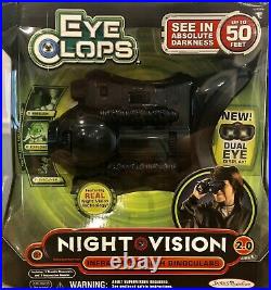 BRAND NEW! EyeClops Night Vision 2.0 Infrared Stealth Binoculars Jakks Pacific
