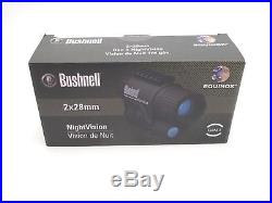 BUSHNELL Equinox Gen 1 Infared IR Night Vision Scope Monocular 2x28mm 260228
