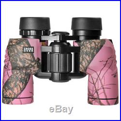 Barska 8x30 WP Crossover Pink Camo Binoculars, AB11434