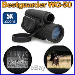 Bestguarder 6X50 Infrared Night Vision Monocular Telescopes Scope Hunt Binocular