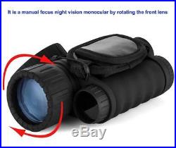 Bestguarder 6x50mm HD Digital Night Vision Monocular with 1.5 inch TFT LCD and C