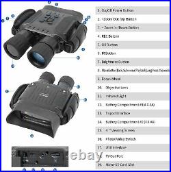 Bestguarder Night Vision Binoculars, 4.5-22.5×40 HD Digital Infrared Hunting