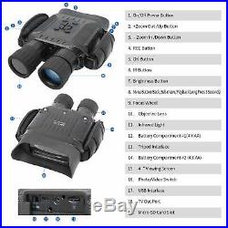Bestguarder Night Vision Binoculars 4.5-22.5×40 HD Digital Infrared Hunting S