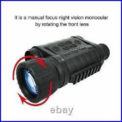 Bestguarder WG50 Monocular Camera Camcorder Digital Night Vision Infrared IR New