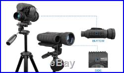 Bestguarder WG50 Night Vision Monocular Infrared Binocular 1.5 TFT LCD 6x50mm