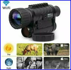 Bestguarder WG-50Plus 6x50mm WiFi Digital Night Vision Infrared IR Monocular