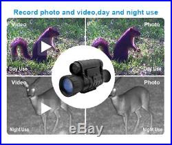 Bestguarder WG-50 6x50mm HD Digital Night Vision Monocular 1.5 TFT LCD Camera