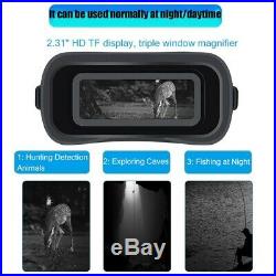 Binocular Night-Vision Telescope, 720P HD Digital Infrared Hunting with 2.3 F3L8
