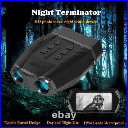 Binoculars 3D 8X Night Vision Telescope Goggle Mount Infrared Outdoor Hunting