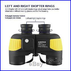 Binoculars 7x50 Waterproof Night Vision Binocular with Illuminated Rangefinder