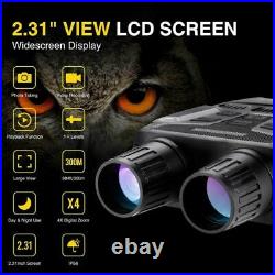 Binoculars Night Vision Infrared Scope IR Camera HD Zoom Video Recording Goggles