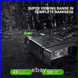 Binoculars Night Vision R6 850nm Infrared 1080P HD 5X Digital Zoom Hunting IR