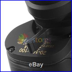 Black 70mm Tube Adjustable 20-180x100 Zoom Outdoor Night Vision Binoculars