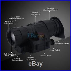 Black Hunting IR HD Digital IR Monocular Night Vision Telescope For Helmet WithBag