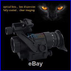 Black Hunting Infrared HD Digital IR Monocular Night Vision Helmet Telescope SA