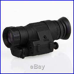 Black Hunting Infrared HD Digital IR Monocular Night Vision Telescope For Helmet