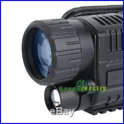 Black WG-37 5x40 Digital IR Night Vision Monocular 200m Range Take Photo Video