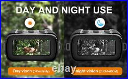 Boblov 1080P IR Night Vision Binoculars 400M Full Darkness for Bird Watching