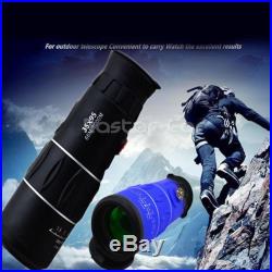 Brown 26X52 HD Clear Zoom Night Vision Spotting Scope Monocular Telescope