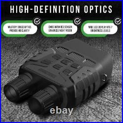 Bush Tech Night Vision Binoculars Military-Grade Infrared Binoculars with Cam