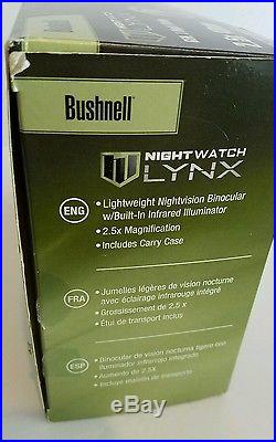 Bushnell 2.5x40mm Lynx Gen 1 Night Vision Binocular New 260401 tested OEM