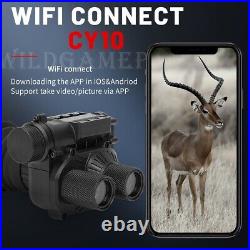 CY10 Helmet Night Vision Monocular 850nm HD IR WIFI Digital Hunting Night Vision