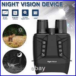 CZ080 600m 4K HD 8X Digital Zoom Night Vision Binoculars Video Recorder Hunting