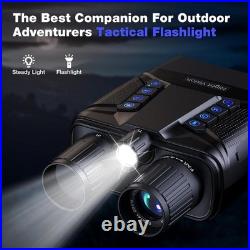 CZ080 600m 4K HD 8X Digital Zoom Night Vision Binoculars Video Recorder Hunting