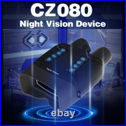 CZ080 600m 4K HD 8X Digital Zoom Night Vision Binoculars Video Recorder Hunting