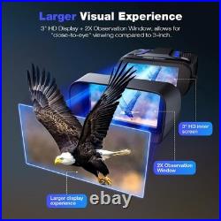 CZ080 600m 4K HD 8X Digital Zoom Night Vision Binoculars Video Recorder Hunting