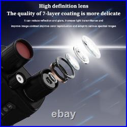 CZ080 600m 4K HD 8X Digital Zoom Night Vision Binoculars Video Recorder Hunting