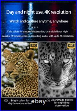 CZ080 Night Vision Binoculars Goggles HD IR 4K 8X Digital Zoom Hunting Wildlife