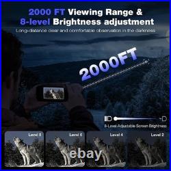 CZ080 Night Vision Binoculars Goggles IR 8X digital Zoom 4K Digital HD Hunting