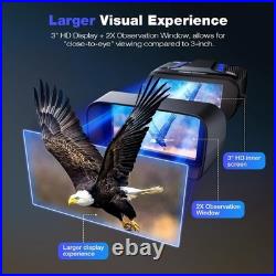 CZ080 Night Vision Binoculars Goggles IR 8X digital Zoom 4K Digital HD Hunting