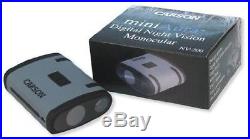 Compact Carson MiniAura Digital Night Vision Monocular Infrared Image with Pouch