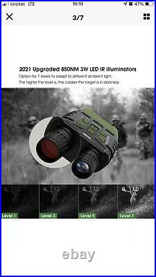 Coolife Night Vision Goggles Binoculars Night Vision Monocular, Long Distance In