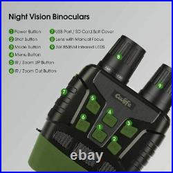 Coolife Night Vision Goggles with 2.31 TFT LCD Widescreen, Digital Night Vision